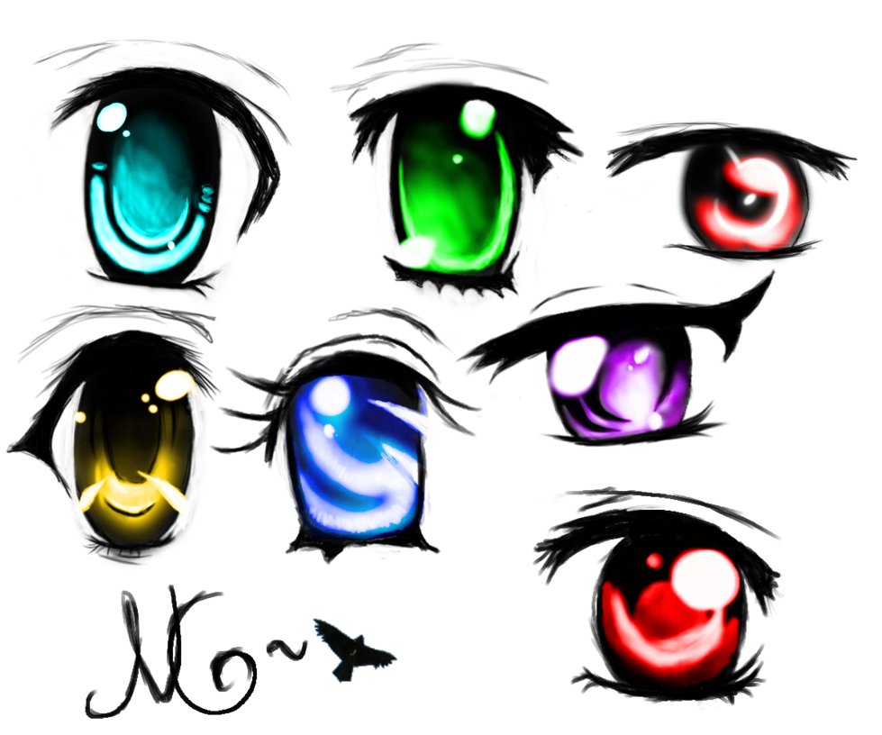 Anime eyes by naturegirl98 on DeviantArt