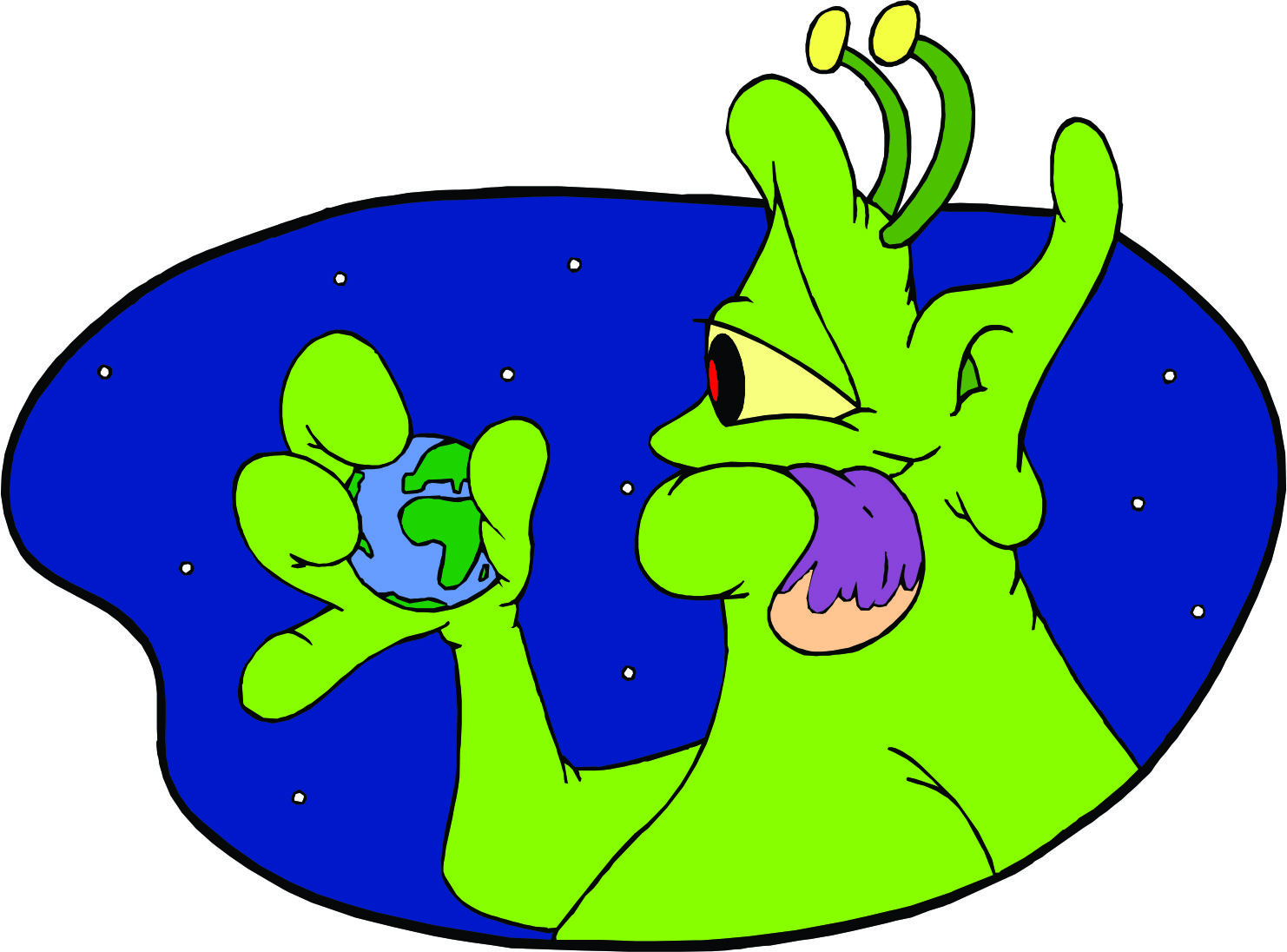Pictures Of Cartoon Earth