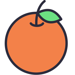 Orange Icon Outline Filled - Icon Shop - Download free icons for ...