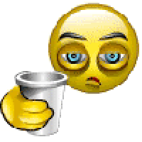 Drunk Drinking Smiley Emoticon Animation Animated Gif Pictures ...