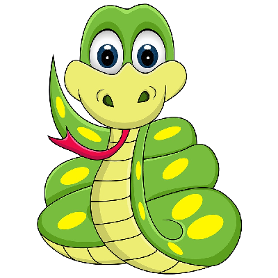 Cute snake clipart