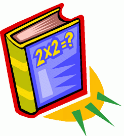 Math book clipart
