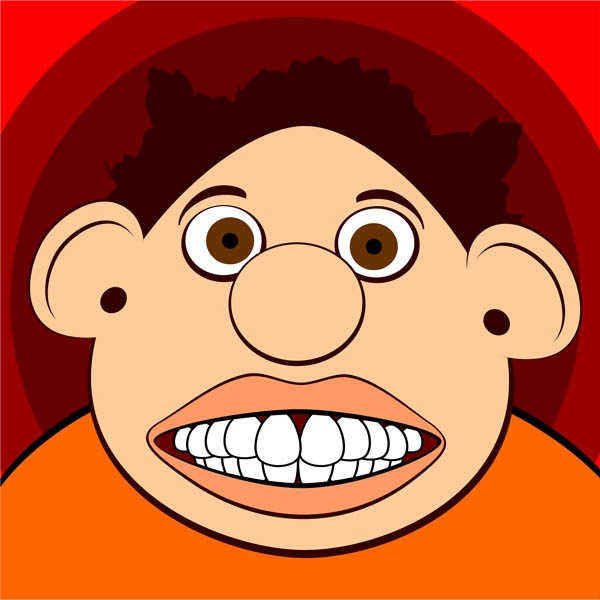 Funny Face Girl Clipart