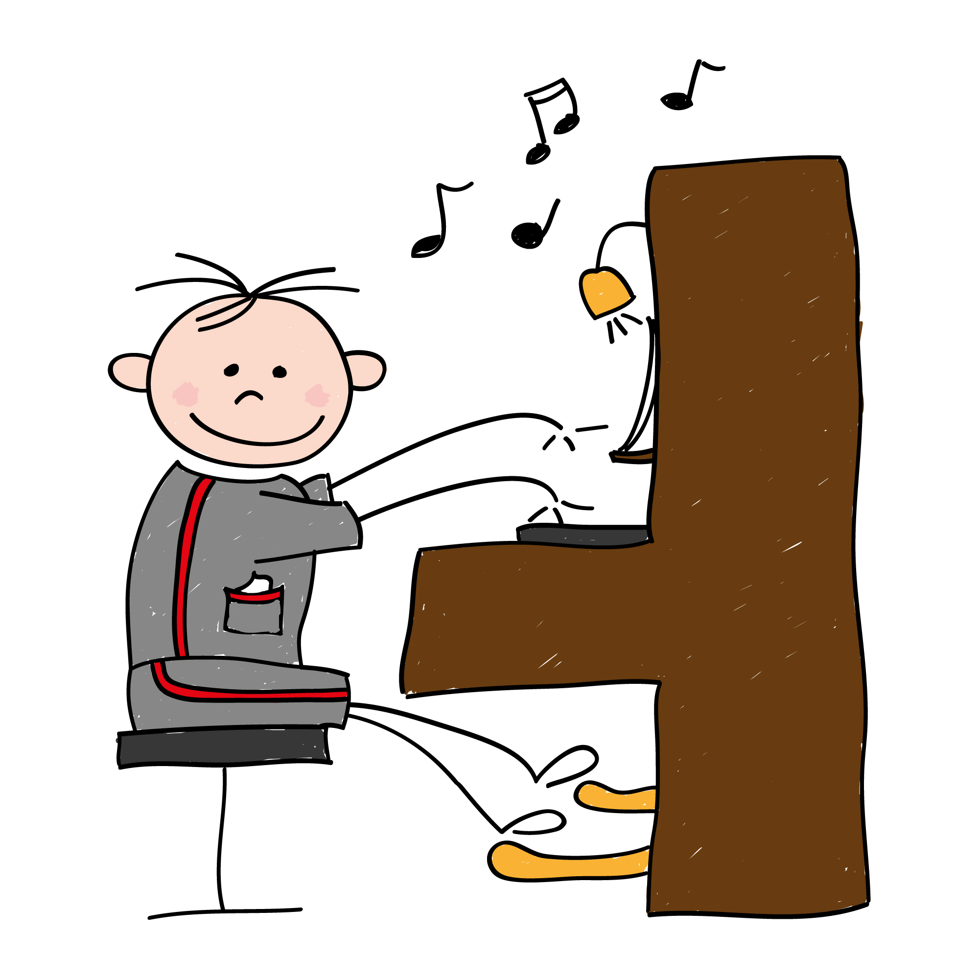 Piano Cartoon