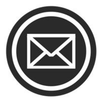 Mail badge app icon vector - Free backgrounds, free vector ...