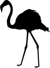Flamingo Silhouette Clipart