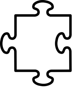 Jigsaw piece clip art