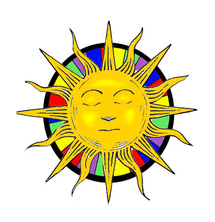 Psychedelic Sun Face 95028 | DFILES