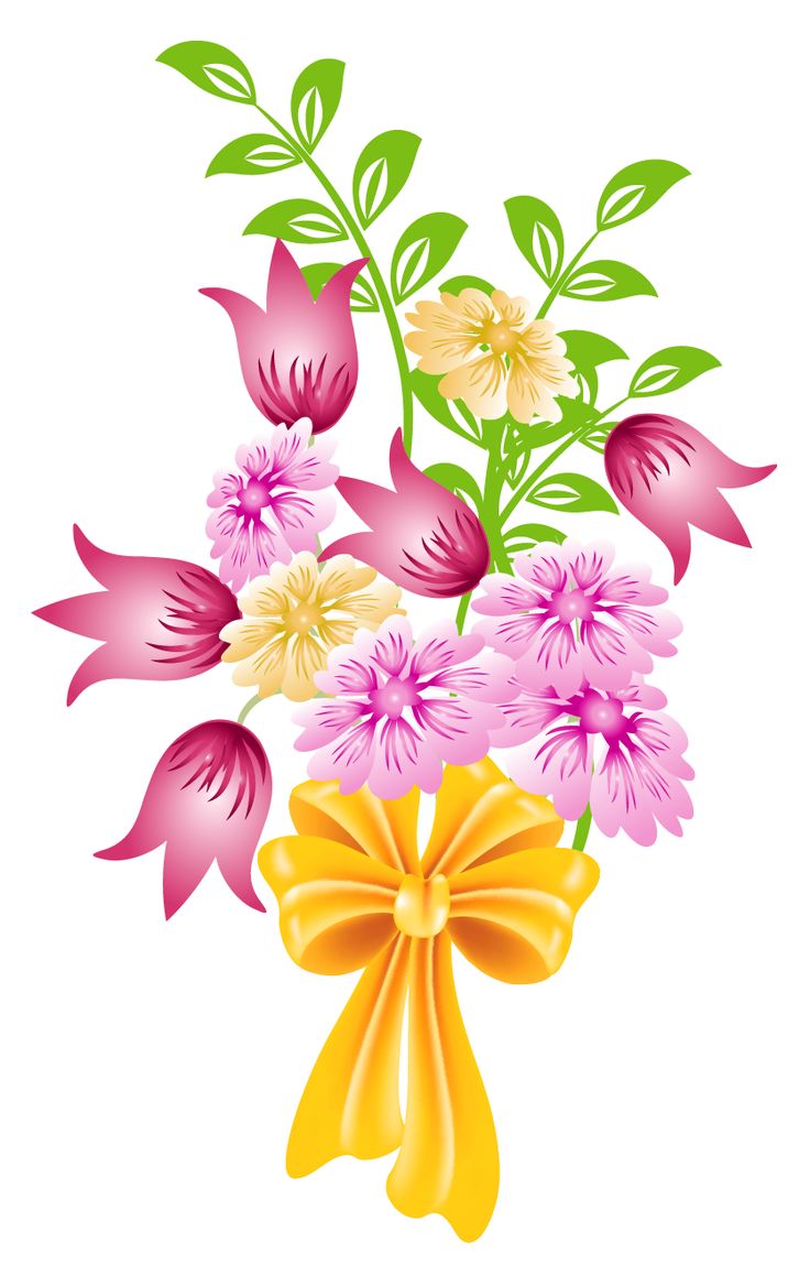 Flower Bouquet Clipart - Tumundografico