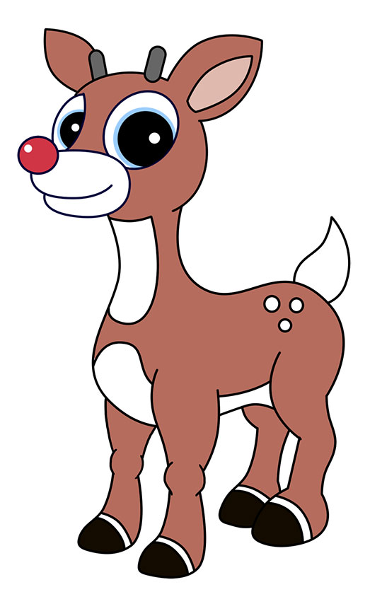 Rudolph the Red Nosed Reindeer Drawing Lesson