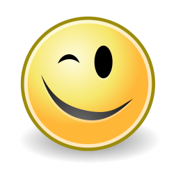 Winking Smiley Face Clip Art - Free Clipart Images