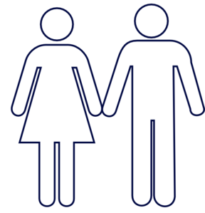 Free man and woman clipart