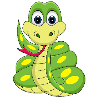 Cute snake clipart