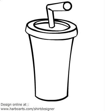 Soda cup clipart