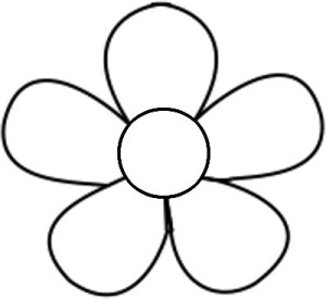 Best Photos of Simple Flower Template - Flower Coloring Pages ...