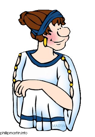 Ancient greek people clipart
