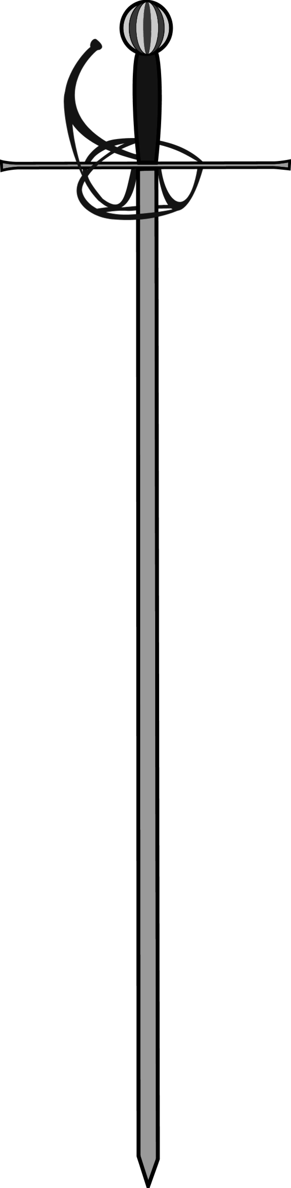 Rapier Sword - vector Clip Art