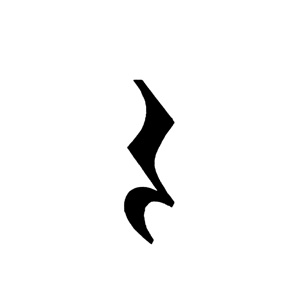 Crotchet rest symbol