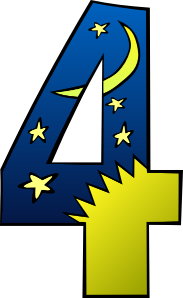 Number Four Clipart 35937 | RAMWEB