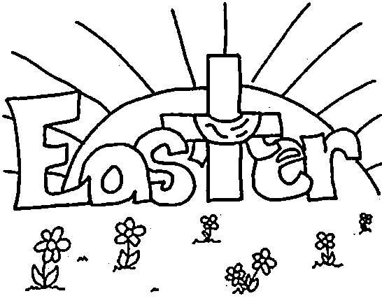Fancy Religious Easter Coloring Pages 85 On Line Drawings with ...