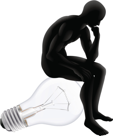The Thinker Clip Art, Vector Images & Illustrations