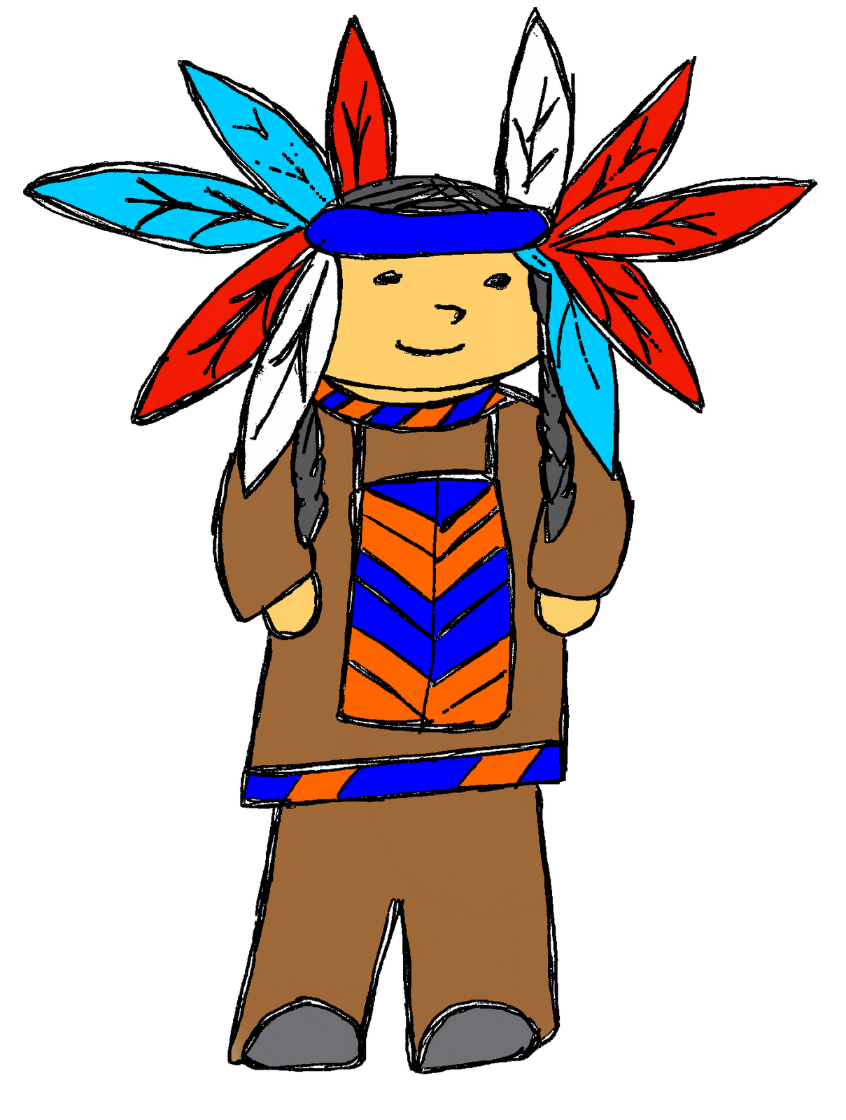 Indian chief pictures clip art