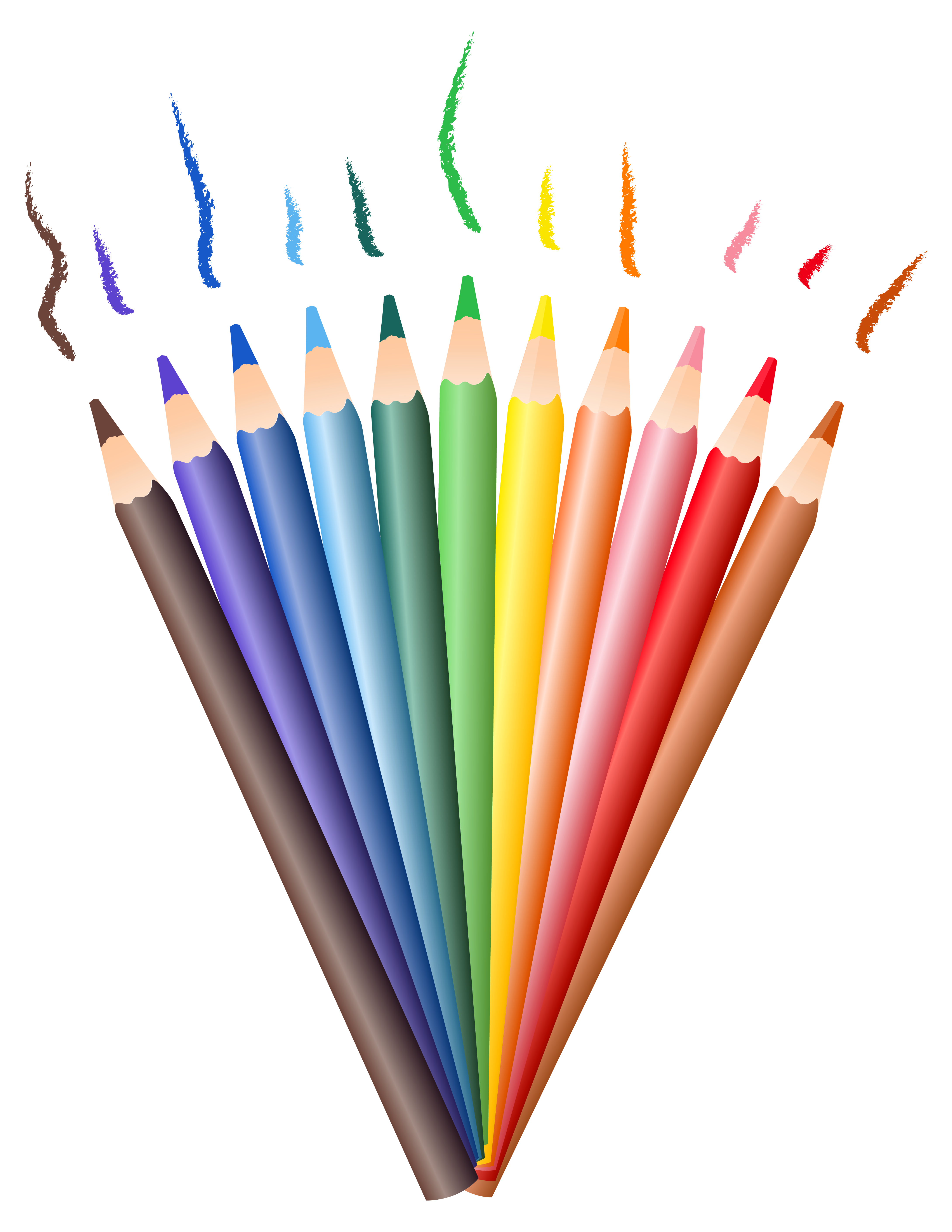 Pencils PNG Clipart Transparent Picture