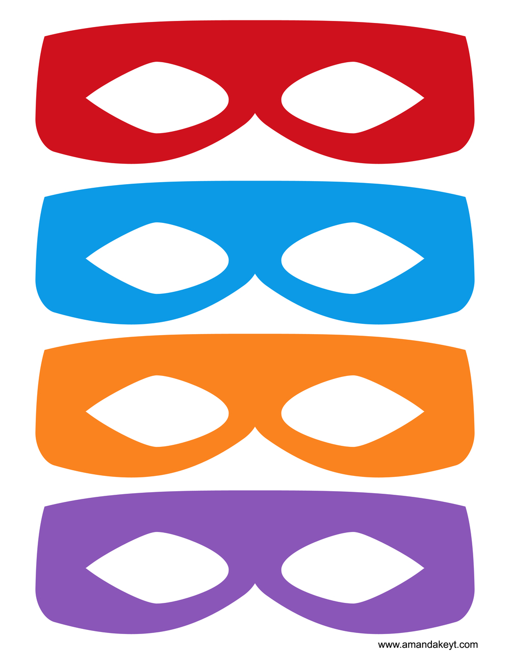 Ninja printable photo booth props — Amanda Keyt DIY Photo Booth ...