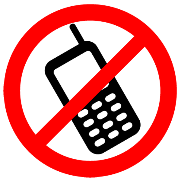 Clip Art of A No Computers Allowed Sign