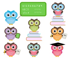 Owl School Clipart - Free Clipart Images