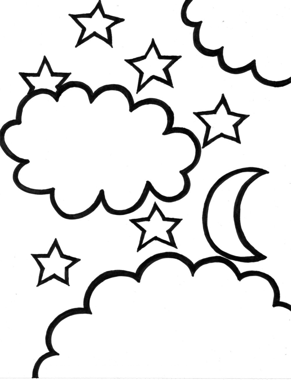 Star Coloring Sheet