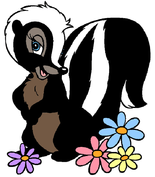 Bambi's Flower the Skunk Clip Art Images | Disney Clip Art Galore