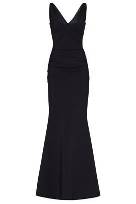 Black Matte Dress by Theia for $150 | Rent the Runway - ClipArt Best ...
