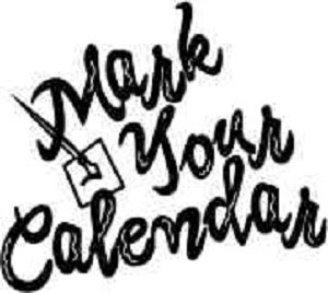 Holiday mark your calendar clipart