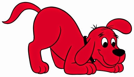 Clifford The Big Red Dog Clipart Black And White
