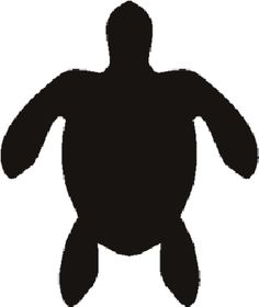 Clipart sea turtle silhouette