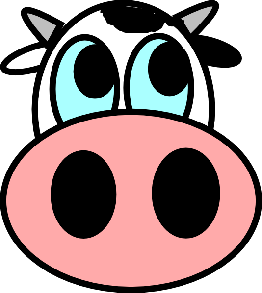 Cow clipart vector cute simple - ClipartFox