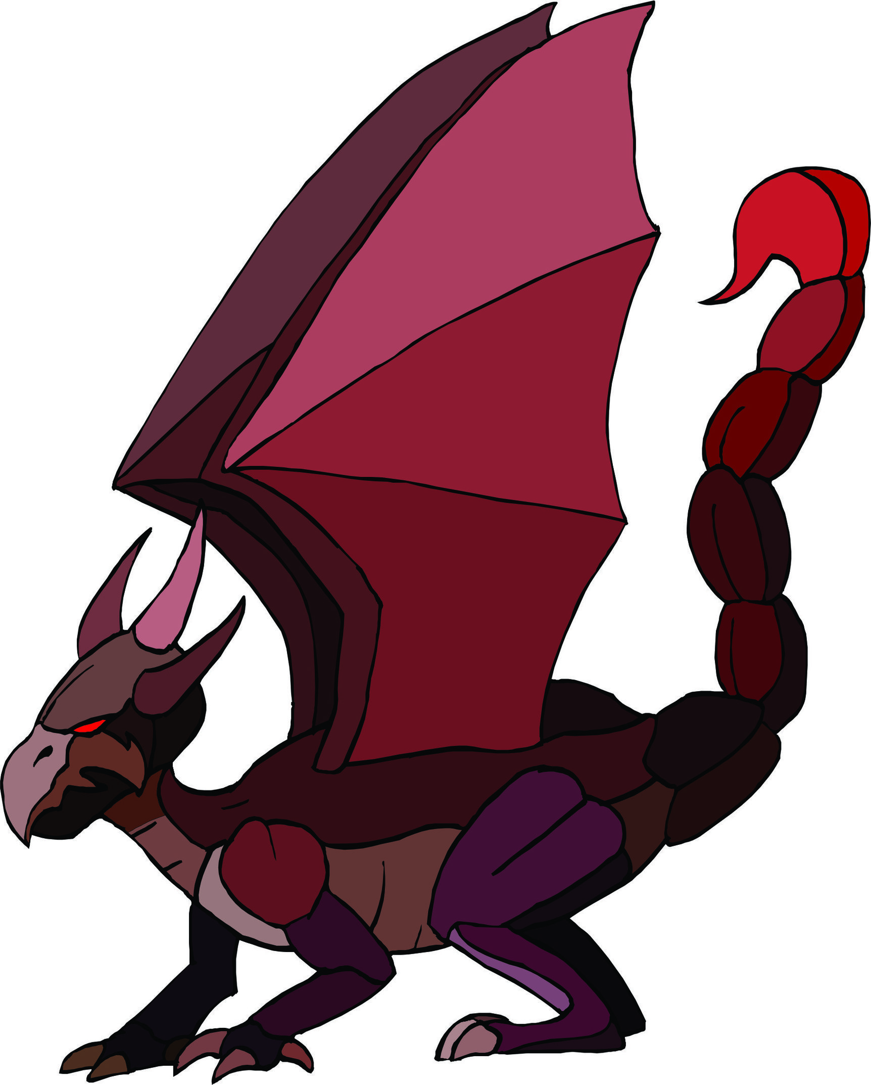 Pictures Of Scary Dragons Clipart - Free to use Clip Art Resource