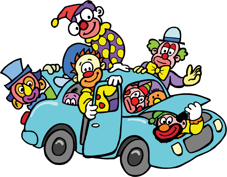 Get there by car clipart