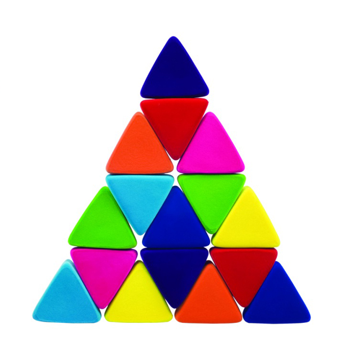 Kids Rubbablox Triangles | KloudSac Kids Toys