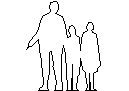 Group Outlines of People, Elevation - Draftsperson.