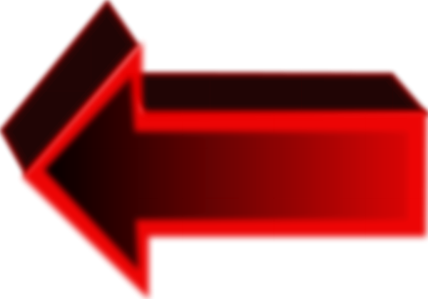 arrow pointing left - vector Clip Art