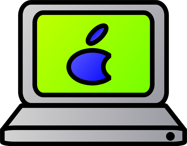 MacBook Laptop - vector Clip Art