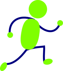 Clipart running man