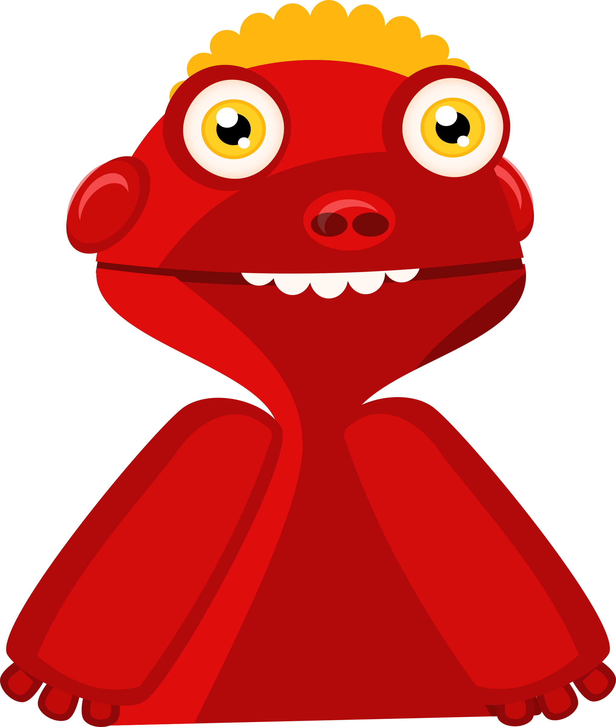 Clipart - Strange alien creature