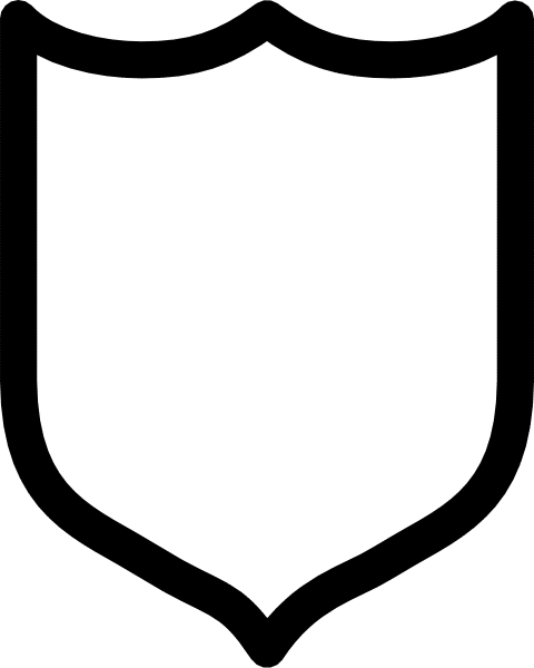 Crest Templates. best photos of cool outline templates stars ...