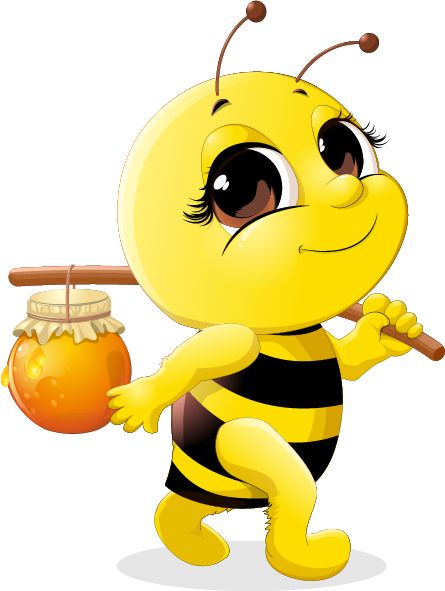 Cute Bee | Bee Clipart, Painting ...
