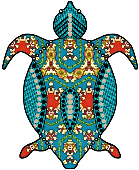 ArtbyJean - Paper Crafts: FISH, SHELLS, TURTLES - Set A19 - Aqua ...