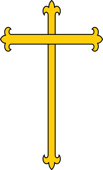 Gold Cross Clip Art - vector clip art online, royalty ...