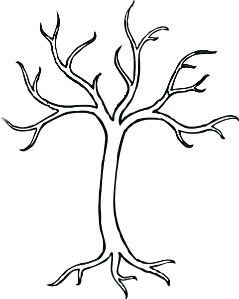 Coloring picture of a tree